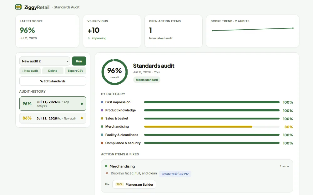 Standards Audit